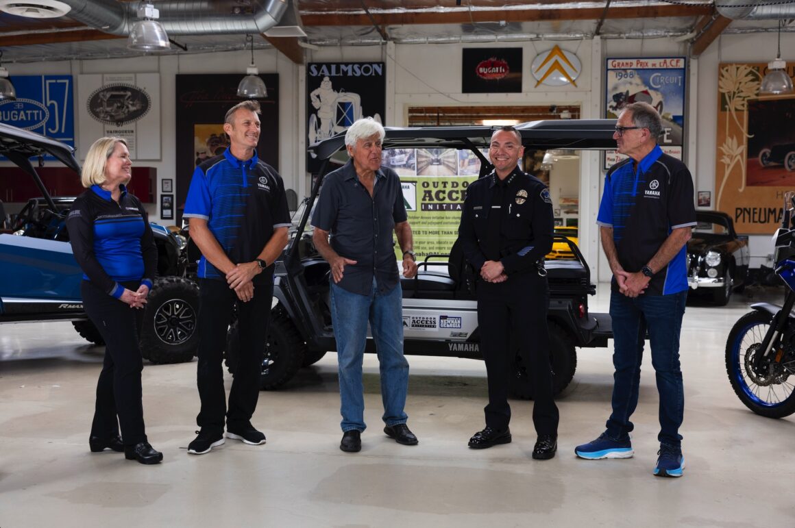 Burbank Police Department Receives Yamaha Outdoor Access Initiative Grant with Help from Jay Leno